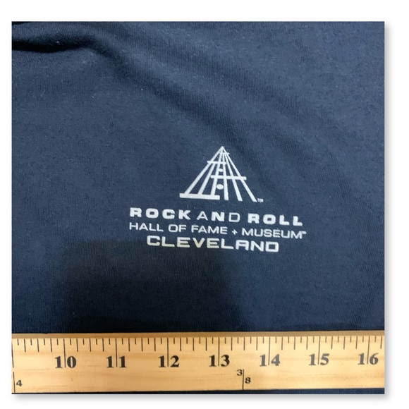 Rock N Roll Hall of Fame Museum T Shirt Blue XS - Picture 3 of 4